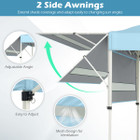 17x10-foot Pop Up Canopy Tent with Awning product image