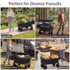 40-inch Folding Utility Wagon with Canopy product image