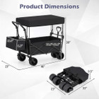 40-inch Folding Utility Wagon with Canopy product image