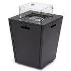 37,000 BTU Propane Steel Fire Pit Table with Wind Guard product image
