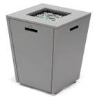 37,000 BTU Propane Steel Fire Pit Table with Wind Guard product image