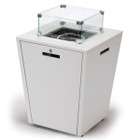 37,000 BTU Propane Steel Fire Pit Table with Wind Guard product image