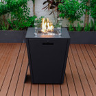 37,000 BTU Propane Steel Fire Pit Table with Wind Guard product image