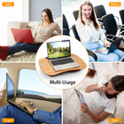iMounTEK® Bamboo Laptop Lap Desk with Pillow Cushion product image