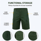 Men's Cotton Flex Stretch Cargo Shorts (3-Pack) product image