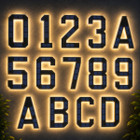Solar LED House Number Sign product image