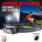 USB Rechargeable Motion Sensor LED Headlamp product image