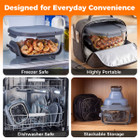6-in-1 Portable Glass Air Fryer product image