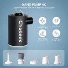 Ultra-Mini Air Mattress Pump  with Camping Light  product image