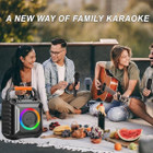 Karaoke Machine with Two Wireless Microphones  product image