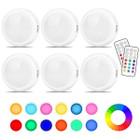 13 Colors LED Puck Lights (6-Pack) product image