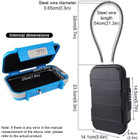 Portable Beach Safe with Combination Lock product image