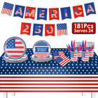 4th of July Party Supplies (181 Pieces) product image
