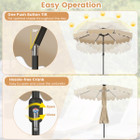 Solar Outdoor Market Table Umbrella product image