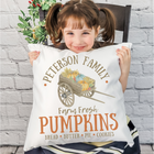 Personalized Family Farm Pumpkins Pillow Cover product image