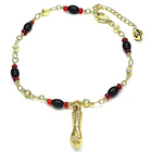 18K-Gold-Plated Azabache Protection Charm Bracelet product image