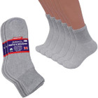 Cotton Non-Binding Diabetic & Circulatory Quarter Socks (12-Pairs) product image