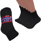 Cotton Non-Binding Diabetic & Circulatory Quarter Socks (12-Pairs) product image