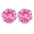 2.00 CTTW Round Crystal Stud Earrings product image