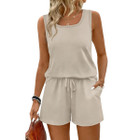 Women's Summer Casual Sleeveless Two Piece Outfit product image