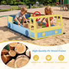 Kids' Wooden Themed Sandbox product image