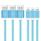 10-Foot Braided MFi Lightning Cables for Apple® Devices (3-Pack) product image