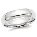 Men's Platinum Comfort Fit 6mm Wedding Band Ring product image