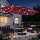 Double-Sided Solar Patio Umbrella product image
