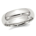 Unisex Sterling Silver 6mm Comfort Fit Wedding Band Ring product image