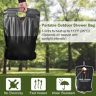 LakeForest® Portable Solar Heated Shower Bag product image