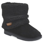 Gaahuu Women's Faux Suede Ankle Boot with Berber Cuff product image