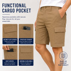 Men’s Super Stretch Cargo Shorts (3-Pack) product image