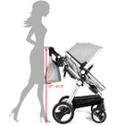 Folding Infant Baby Stroller with Adjustable Canopy product image