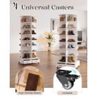 8 Tier Rotating Shoe Rack  product image