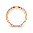 Ladies 14K Rose Pink Gold Wedding Band (Size 6) product image