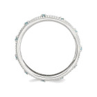 1/8 Carat (ctw) Aquamarine Band Ring in Sterling Silver product image