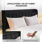 Upholstered Platform Queen Bed Frame with Headboard product image