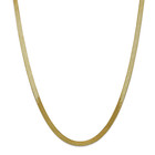 14K-Gold-Plated Flat Herringbone Chain product image