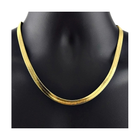 14K-Gold-Plated Flat Herringbone Chain product image