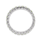 Natural Green Peridot 1/2 Carat (ctw) Eternity Band Ring in Sterling Silver product image