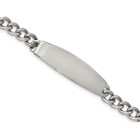 8.75" Men's ID Bracelet in Stainless Steel product image