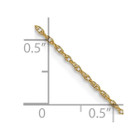 22" 7R Chain in 14 Karat Yellow Gold .(7mm) product image