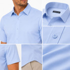 Men's Short Sleeve Slim-Fit Dress Shirt (3-Pack) product image