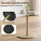 Round Marble Side Table (1- or 2-Pack) product image