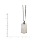 Men's Titanium Dog Tag Pendant Necklace with Diamond Accent and Chain product image