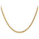 22" 14K Yellow Gold Diamond-Cut Rope Chain Necklace (3.00 mm) product image
