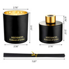 Fiji & Westminster Candle and Diffuser Set in Black product image
