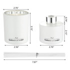 Fiji & Westminster Candle and Diffuser Set in White product image
