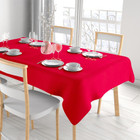 Waterproof Printed Flannel-Back Vinyl Tablecloth product image