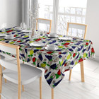 Waterproof Printed Flannel-Back Vinyl Tablecloth product image